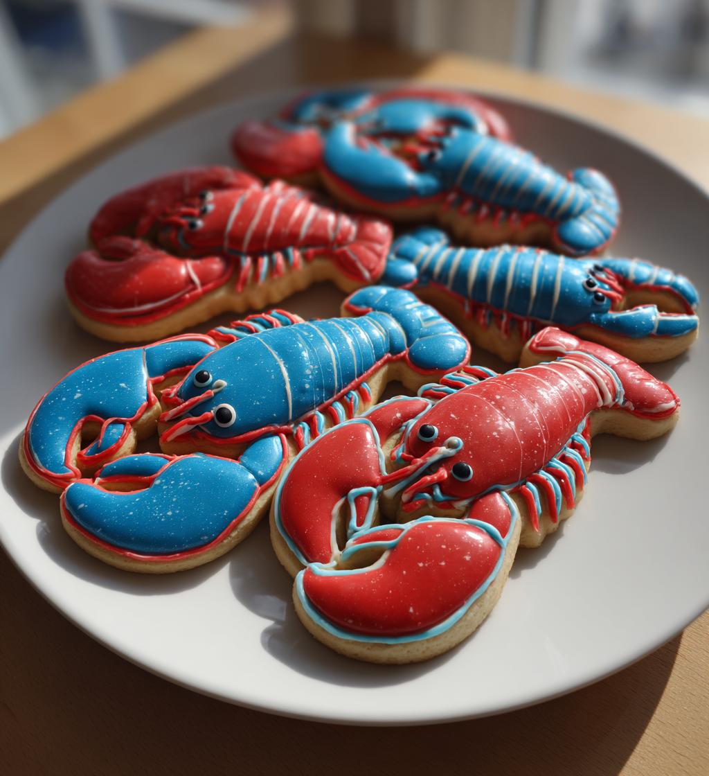 lobster sugar cookies