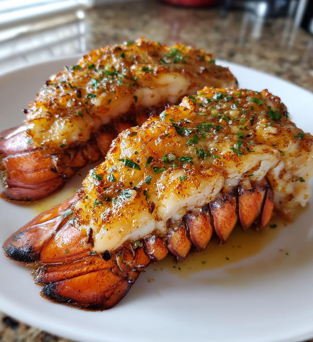 lobster tail plating