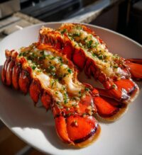 lobster tails on the grill