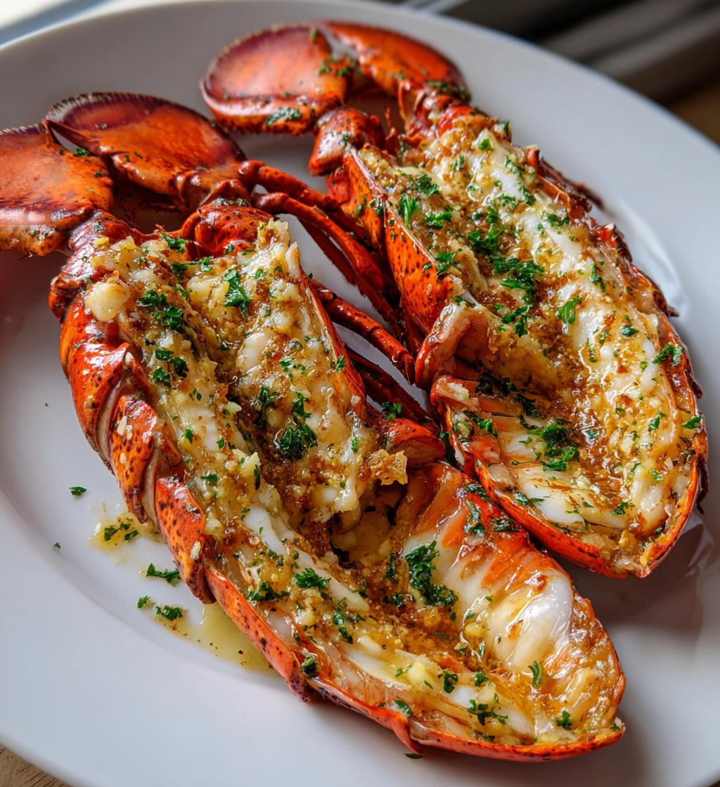 lobster with garlic butter