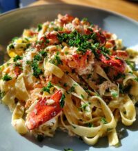lobster with pasta