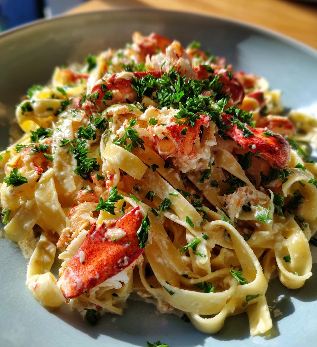 lobster with pasta