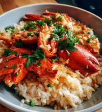 lobster with rice