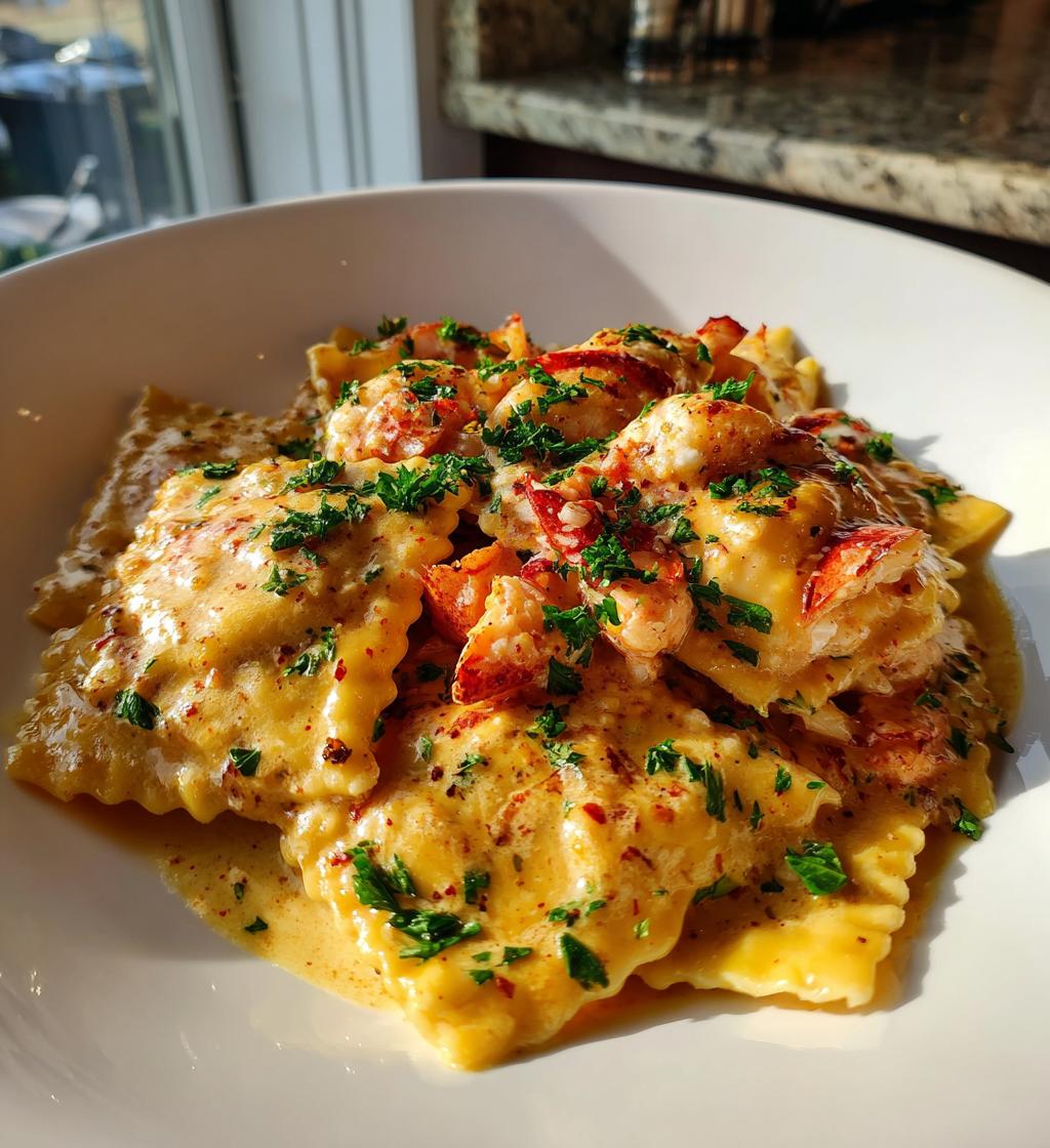 maine lobster ravioli sauce