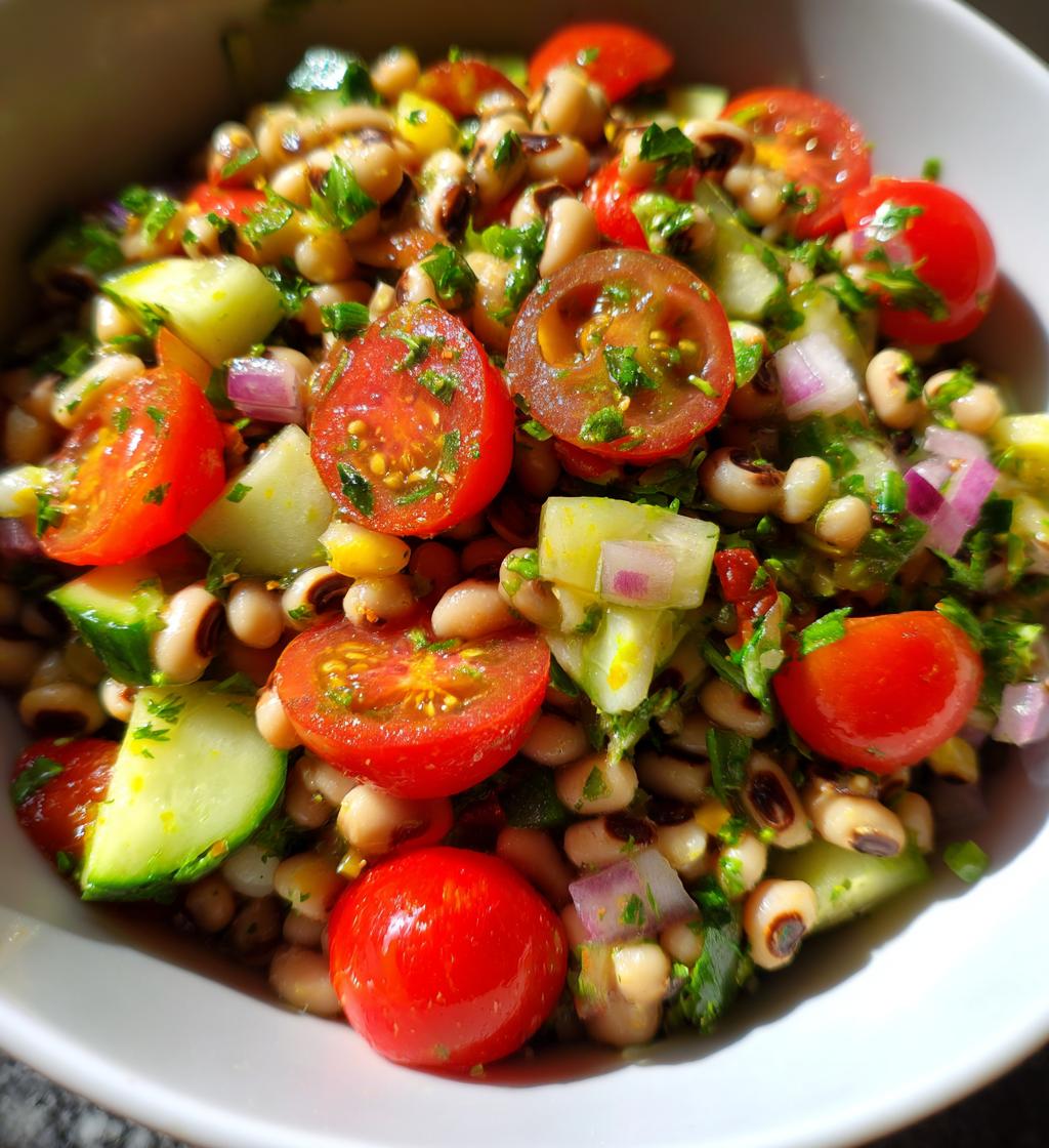 marinated black eyed pea salad