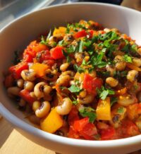 mediterranean black eyed peas