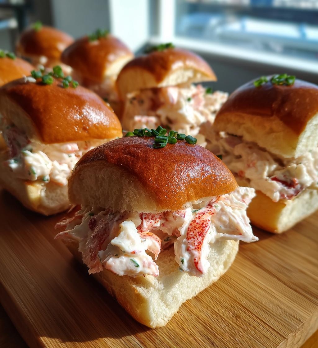 mini lobster roll sliders