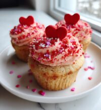 mini valentine cakes