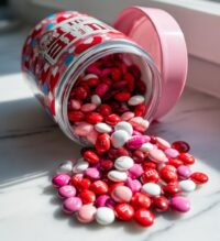 m&m candy dispenser valentine
