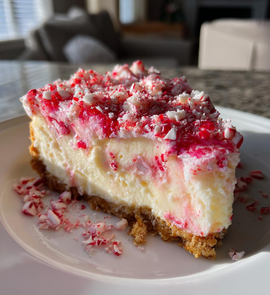 no bake peppermint cheesecake