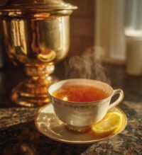 old russian tea samovar