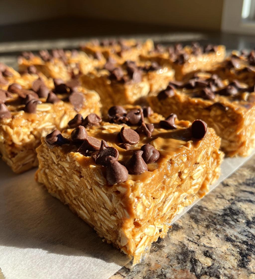 peanut butter bars no bake