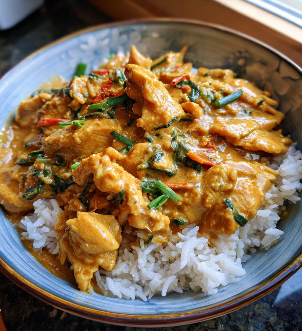 peanut butter chicken