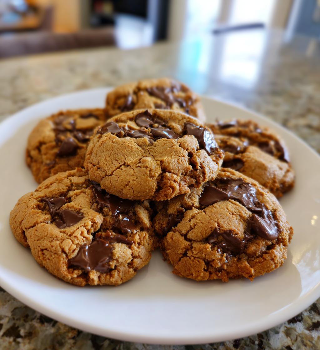 peanut butter chocolate chip cookies