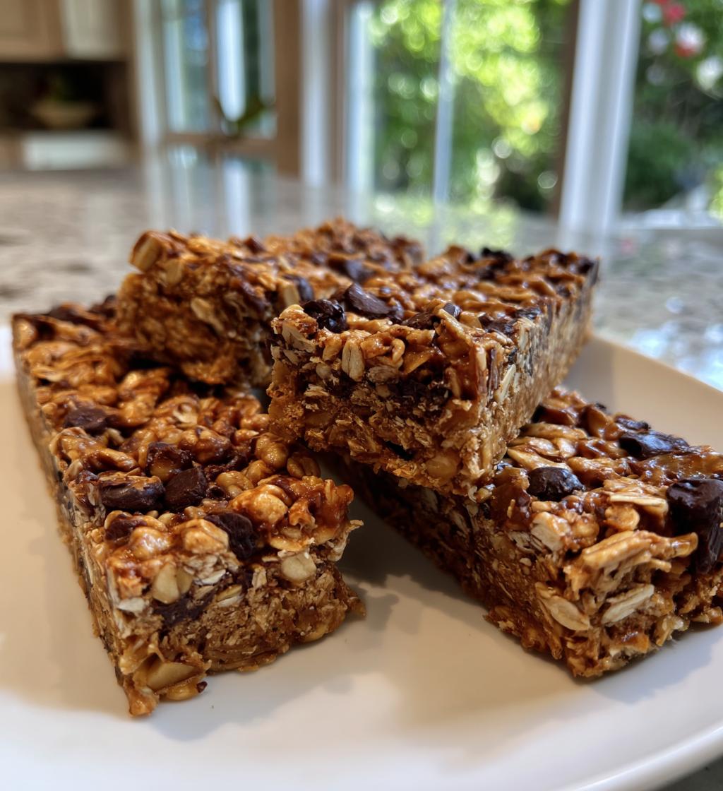 peanut butter granola bars