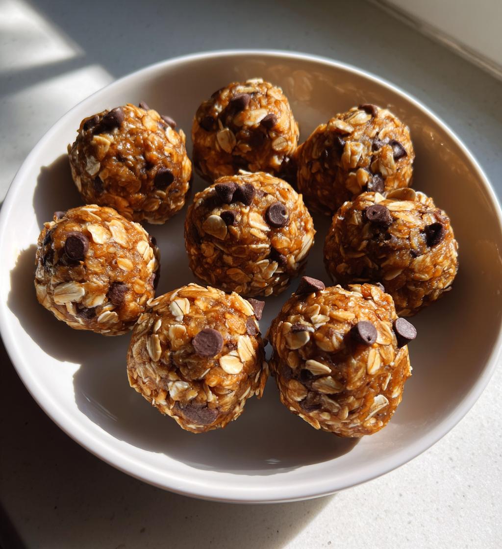 peanut butter oatmeal protein balls