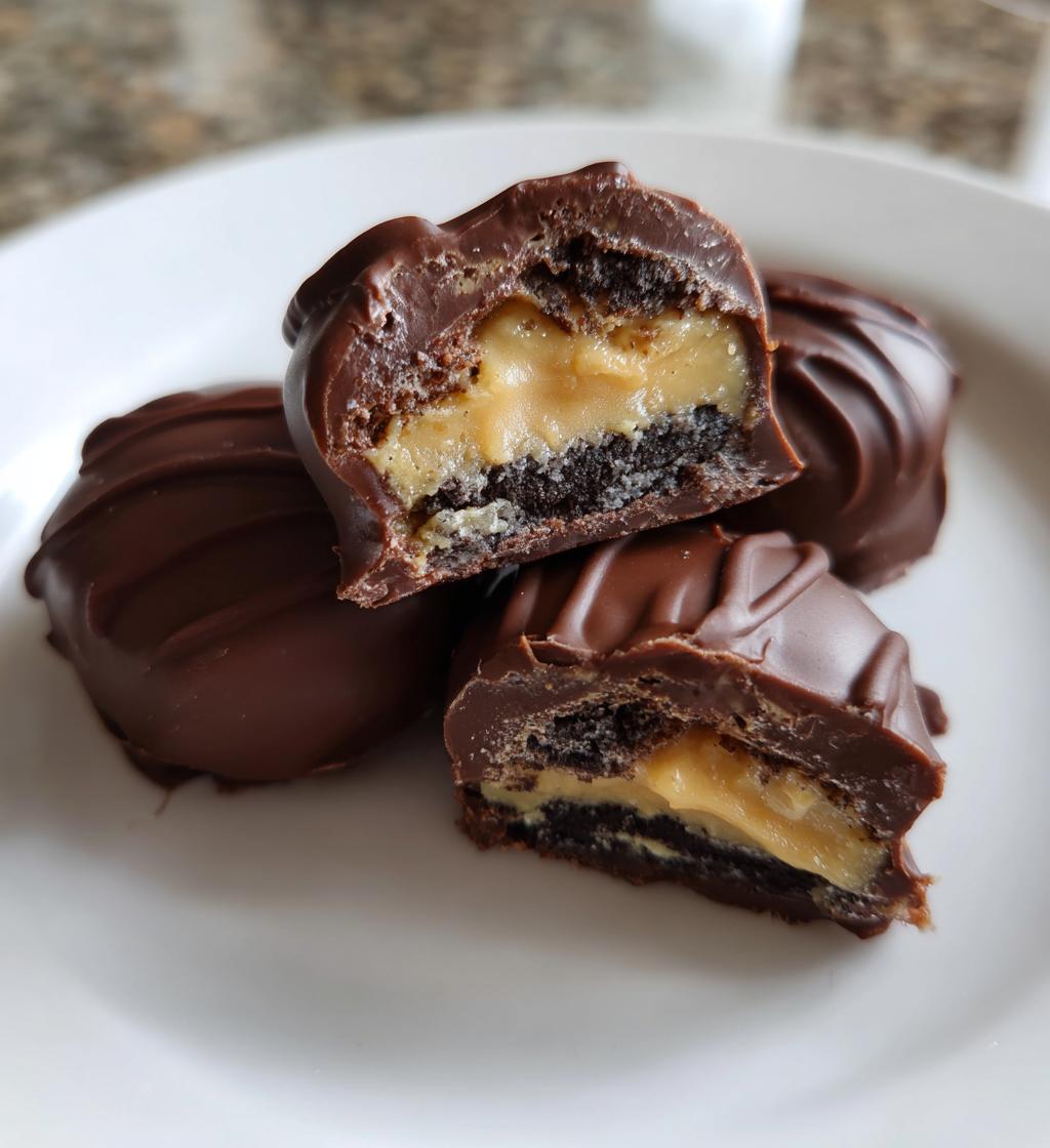 peanut butter oreo buckeyes