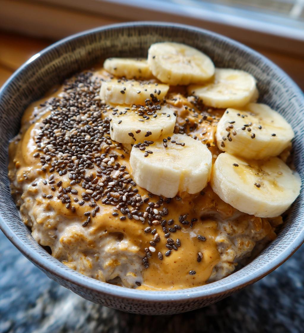 peanut butter overnight oats