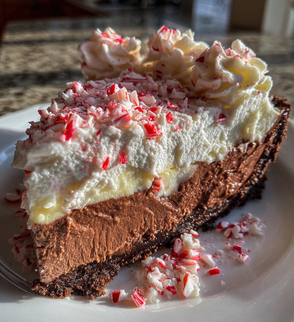 peppermint bark cheesecake