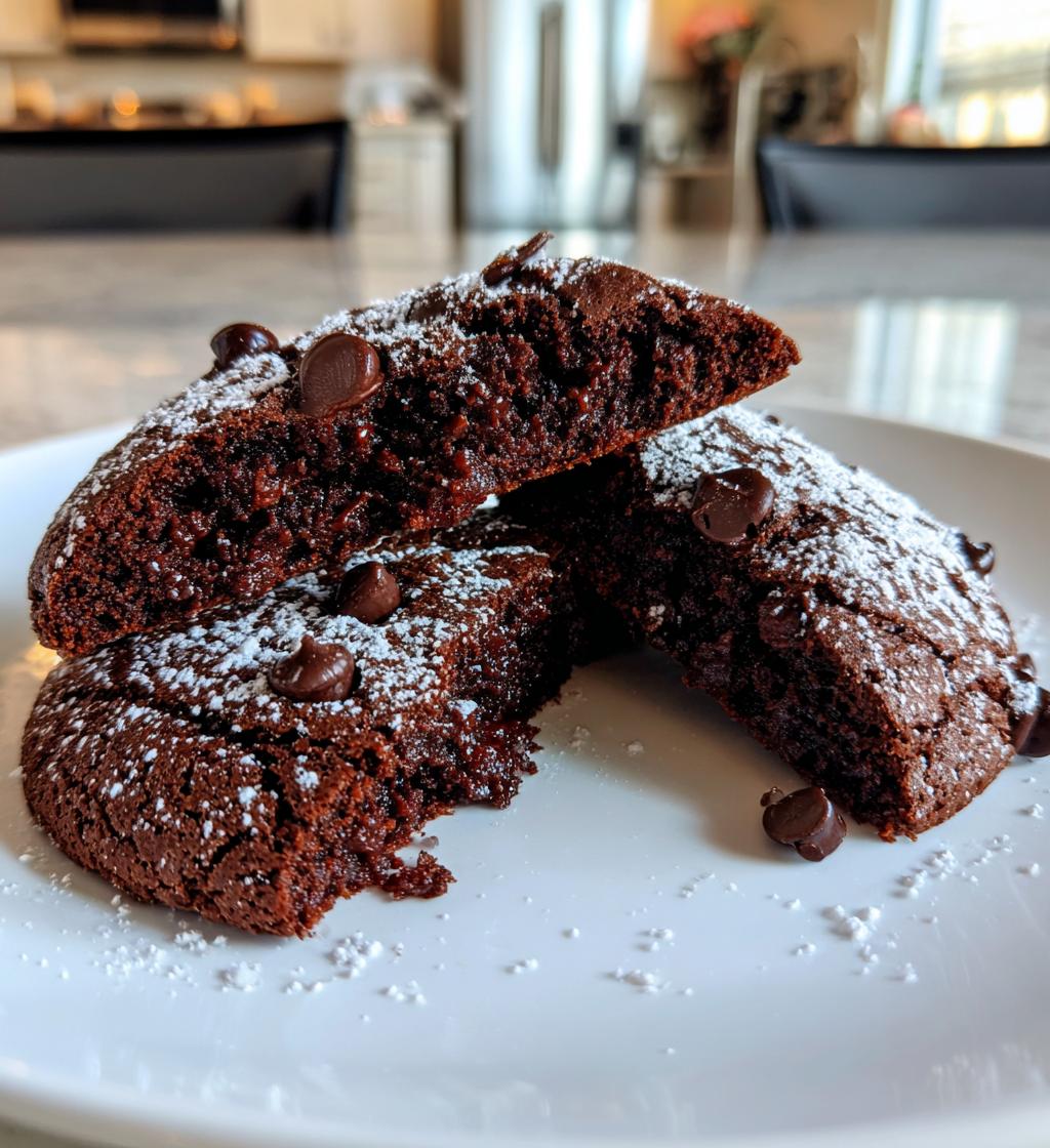 peppermint brownie cookies