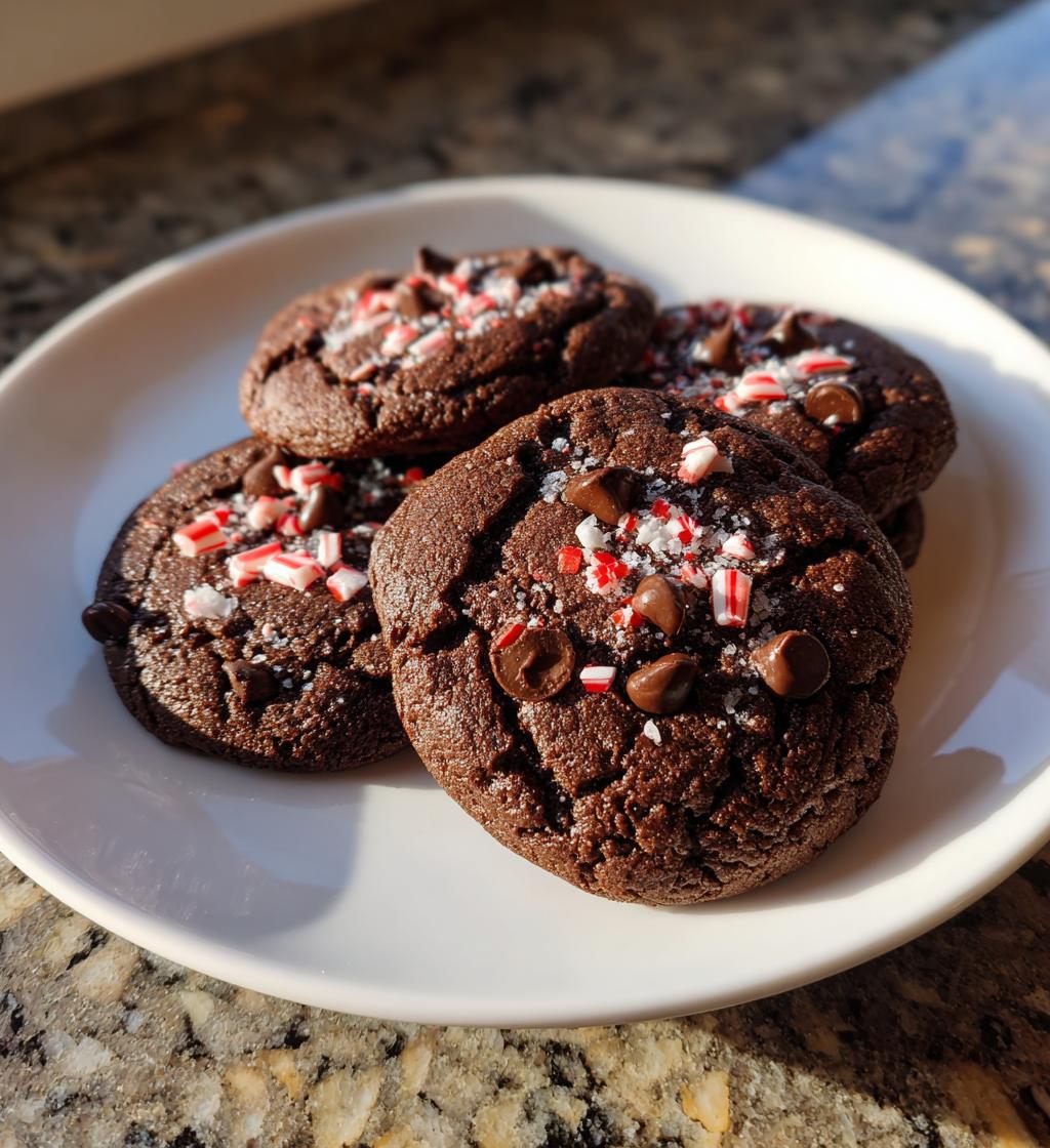 peppermint chocolate cookies