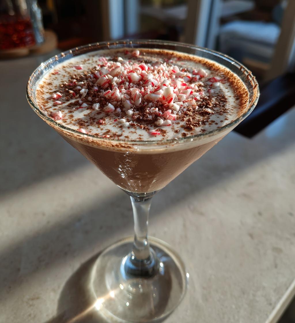 peppermint chocolate martini