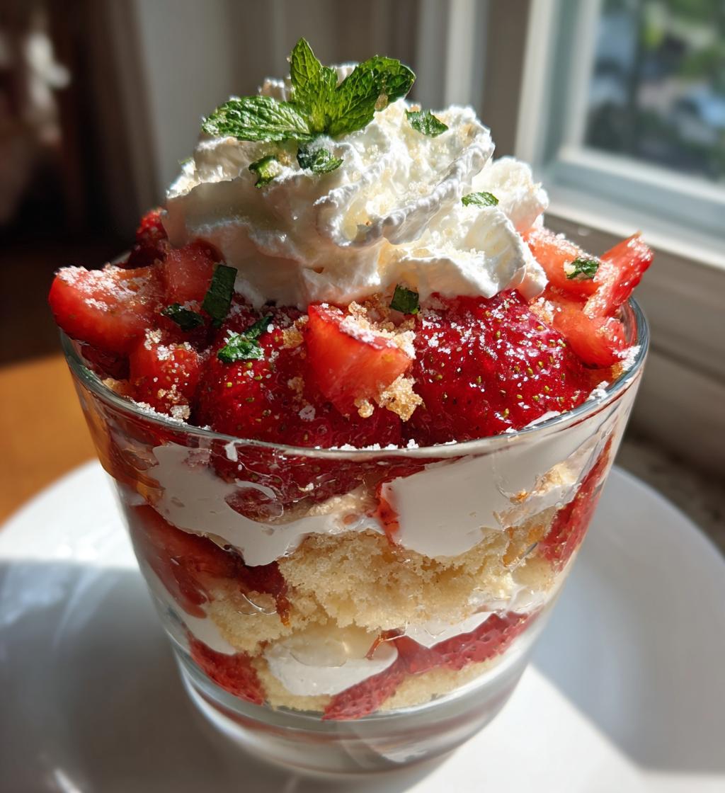 peppermint fizz strawberry shortcake