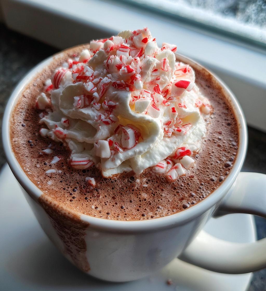 peppermint hot chocolate