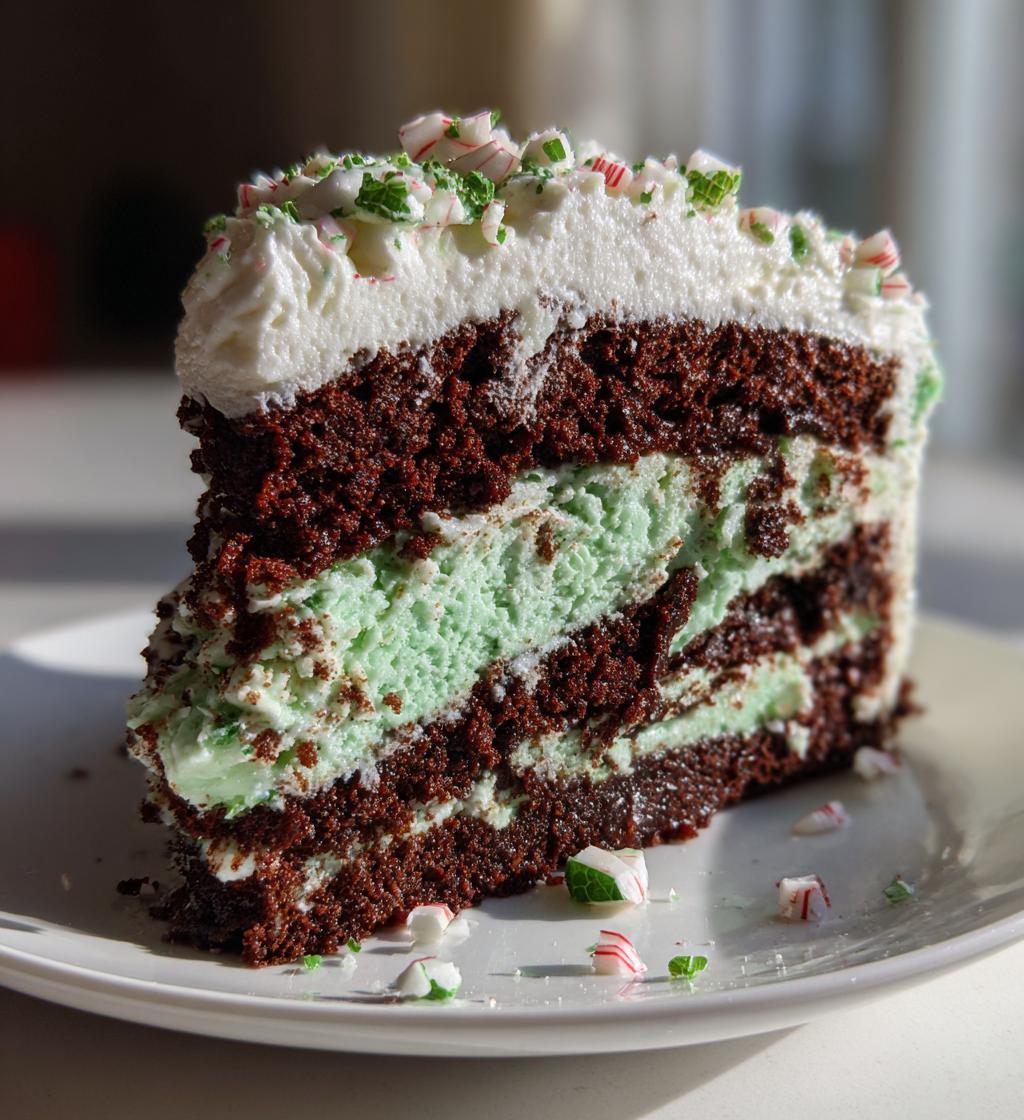 peppermint ice cream cake