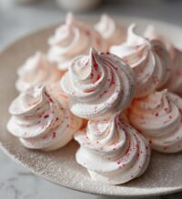 peppermint meringue cookies