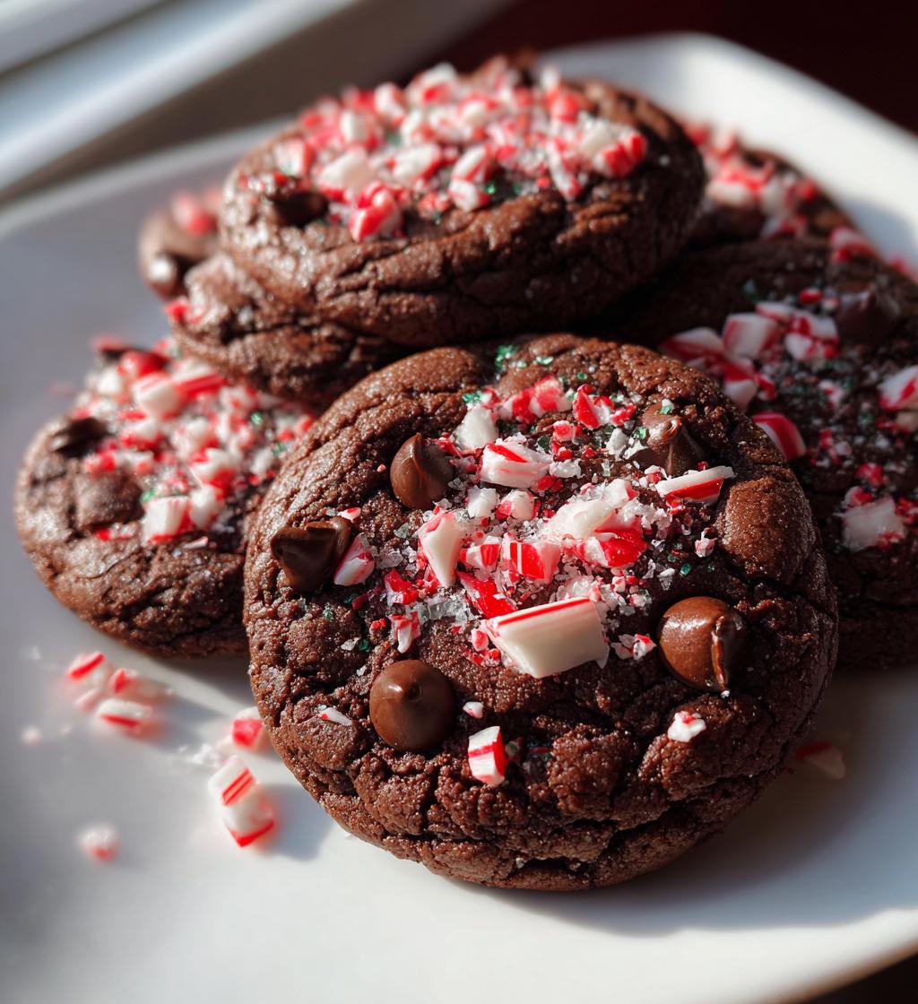 peppermint mocha cookies