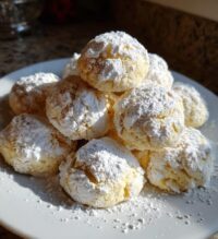 peppermint snowball cookies