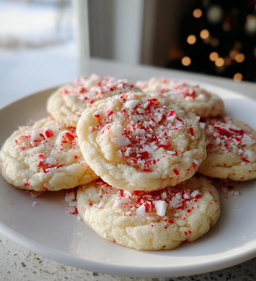 peppermint sugar cookies