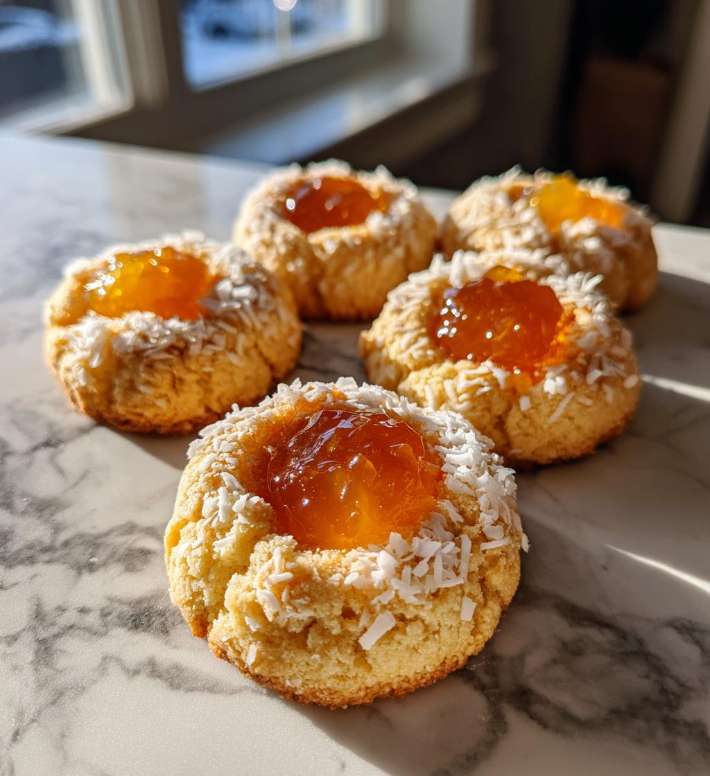 pineapple thumbprint cookies