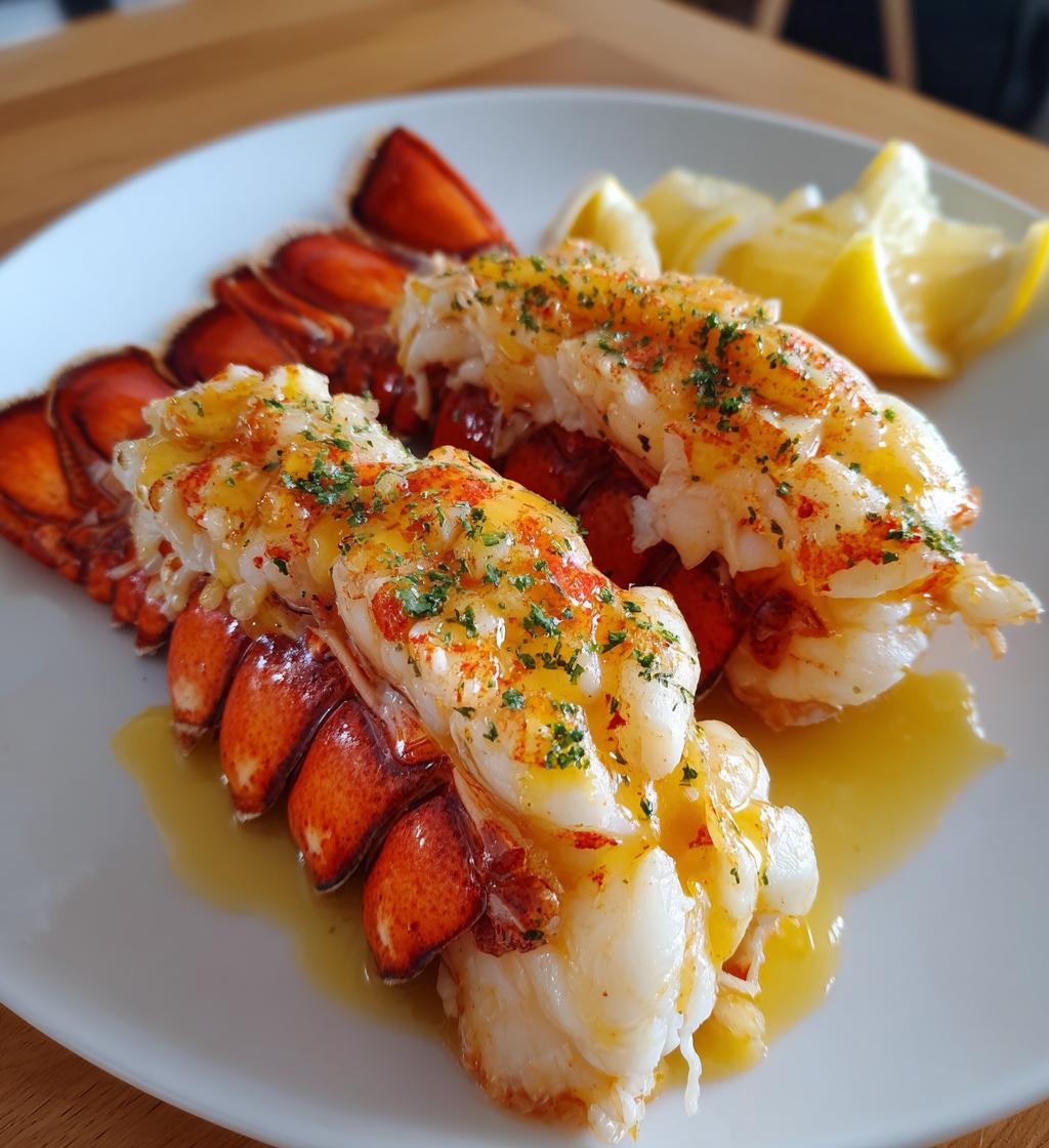 poached lobster