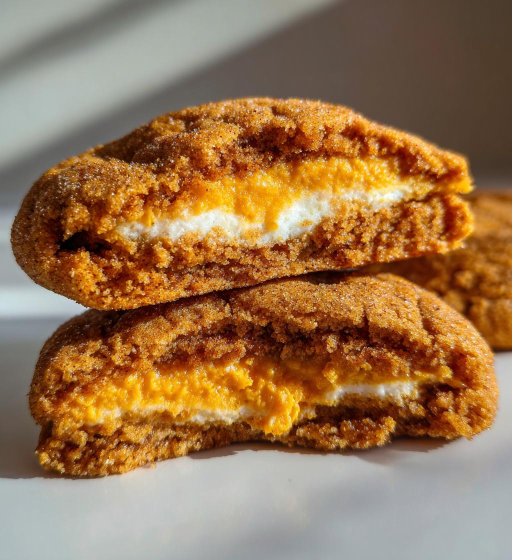 pumpkin cheesecake snickerdoodle cookies