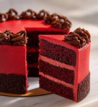 red football cake