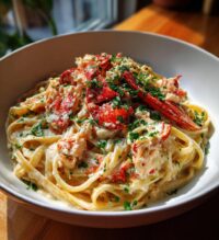 red lobster crab linguini alfredo