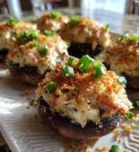 red lobster crab stuffed mushrooms