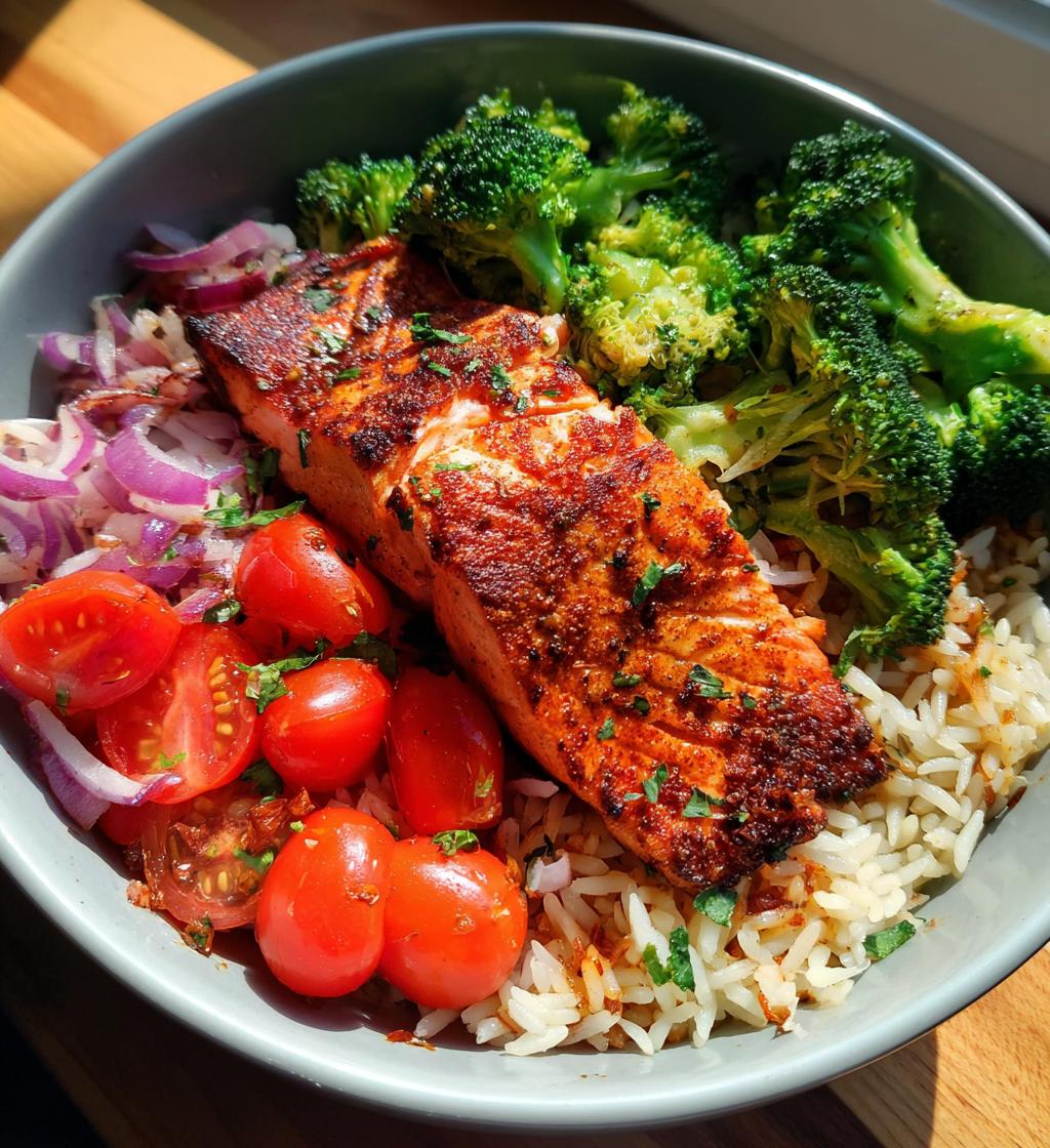 red lobster salmon bowl