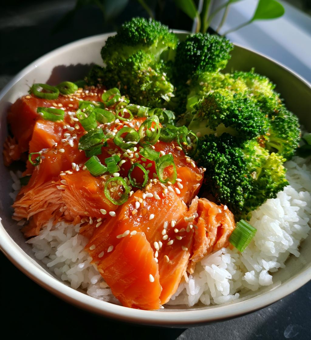 red lobster sesame soy salmon bowl