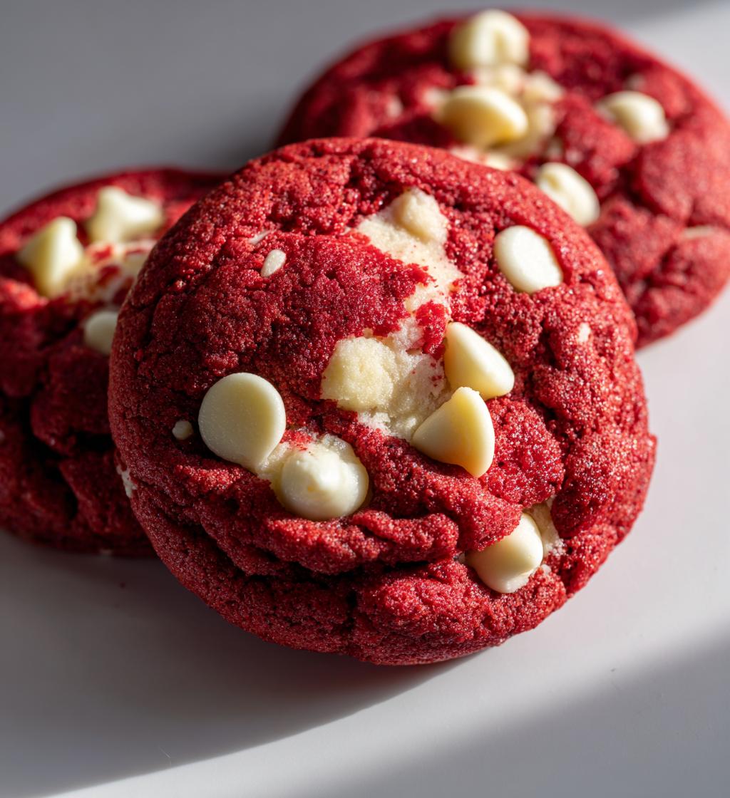 red velvet valentine cookies