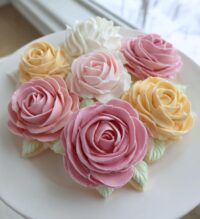 royal icing roses