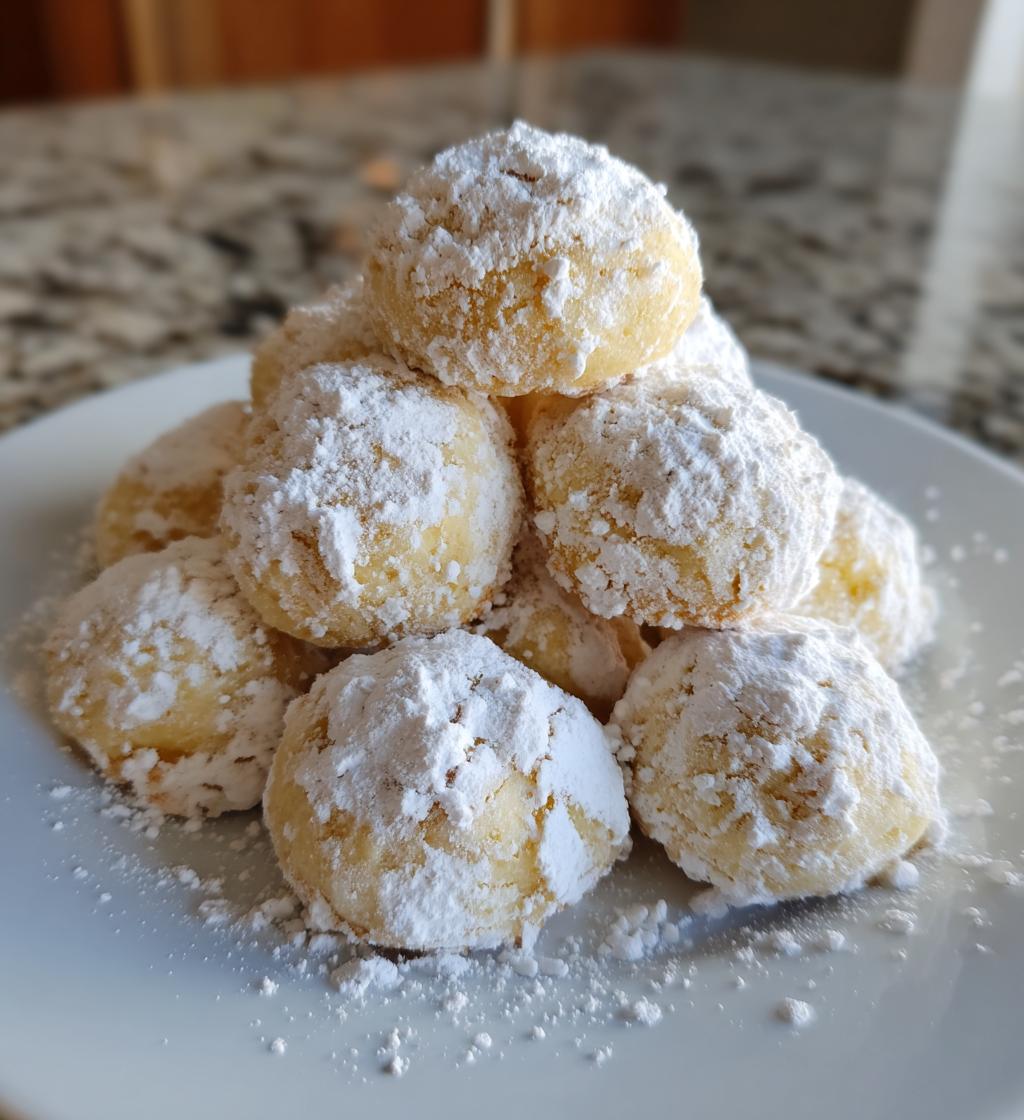 russian tea cake recipe card
