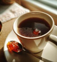 russian tea with jam