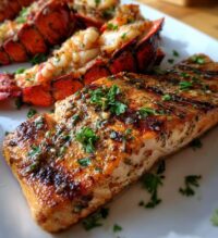 salmon and lobster dinners