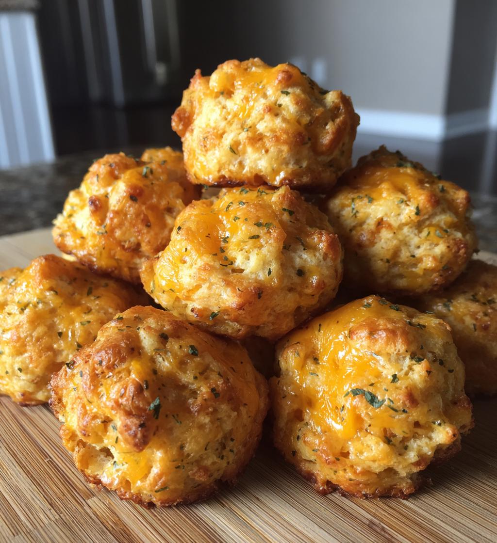 sausage balls with red lobster biscuits