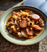 sausage black eyed peas