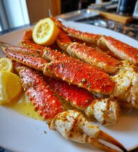 seasoned crab legs