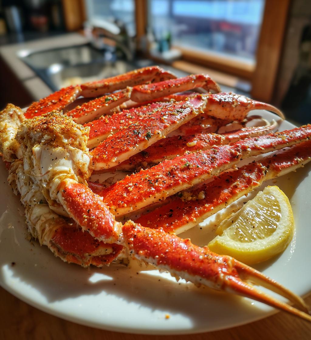 seasoned crab legs recipe